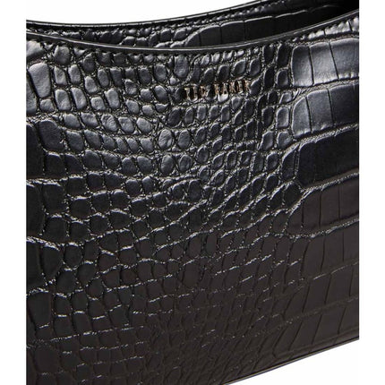 Ted Baker Stinny Croc Effect Baguette Bag Black