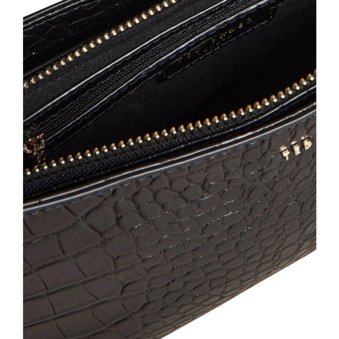 Ted Baker Stinny Croc Effect Baguette Bag Black