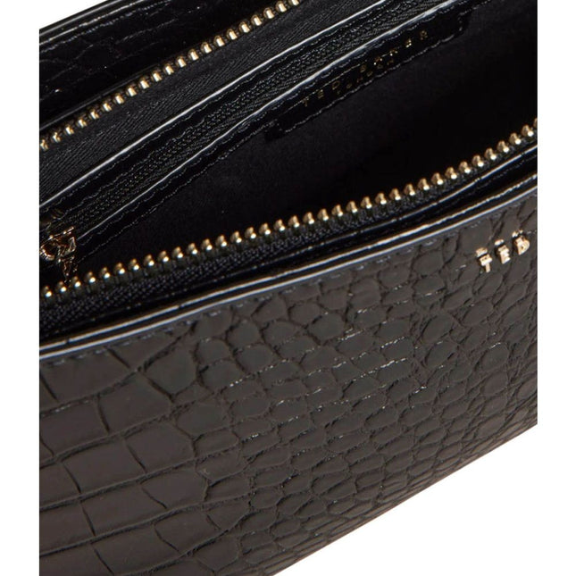 Ted Baker Stinny Croc Effect Baguette Bag Black