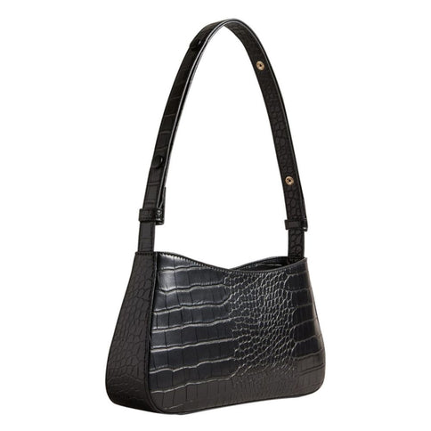 Ted Baker Stinny Croc Effect Baguette Bag Black