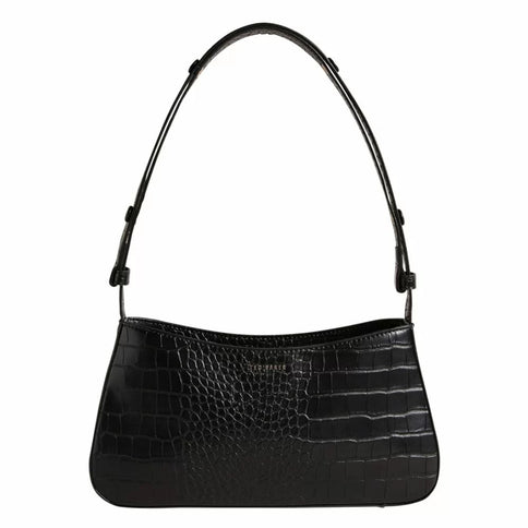 Ted Baker Stinny Croc Effect Baguette Bag Black