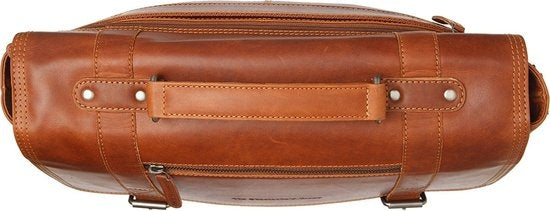 The Chesterfield Brand Imperia Laptoptas Waxed Pull Up  15.6 Inch
