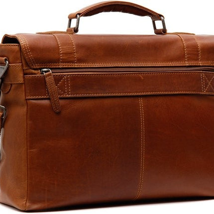 The Chesterfield Brand Imperia Laptoptas Waxed Pull Up  15.6 Inch