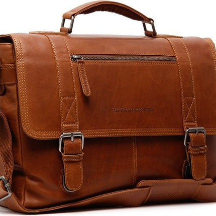 The Chesterfield Brand Imperia Laptoptas Waxed Pull Up  15.6 Inch