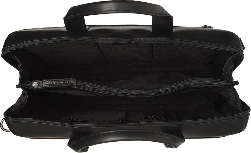 The Chesterfield Brand Laptoptas Waxed Pulled Up Levanto 15 Inch