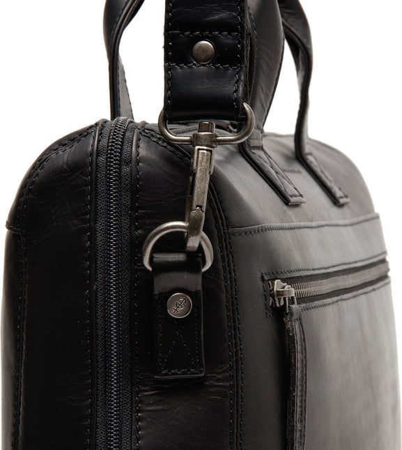 The Chesterfield Brand Laptoptas Waxed Pulled Up Levanto 15 Inch