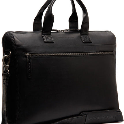 The Chesterfield Brand Laptoptas Waxed Pulled Up Levanto 15 Inch