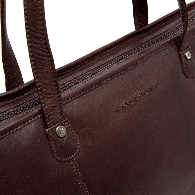 The Chesterfield Brand Leren Shopper Ferrera