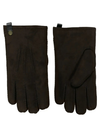 Van Buren Lamsvacht Heren Handschoenen - Bruin