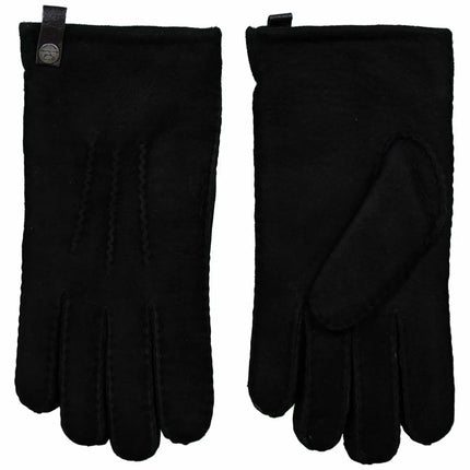 Van Buren Lamsvacht Heren Handschoenen - Zwart