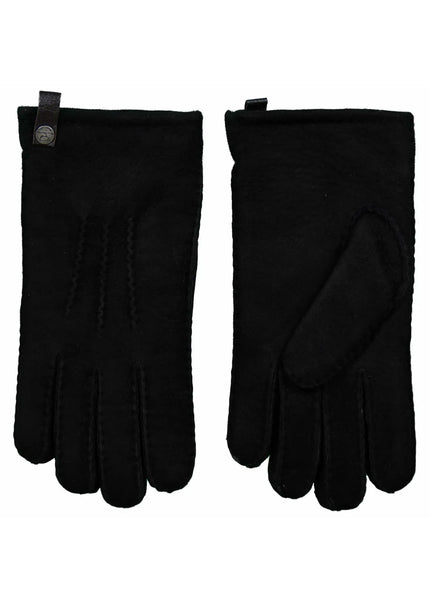 Van Buren Lamsvacht Heren Handschoenen - Zwart