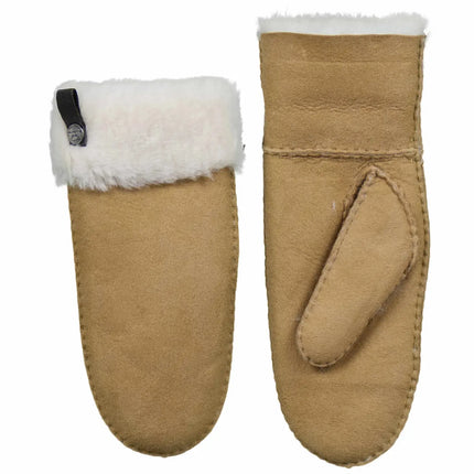 Van Buren Lamsvacht Wanten - Camel