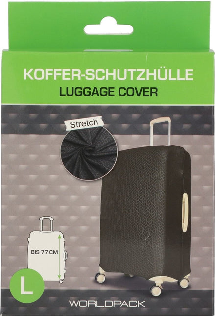 Worldpack Kofferhoes  Zwart M