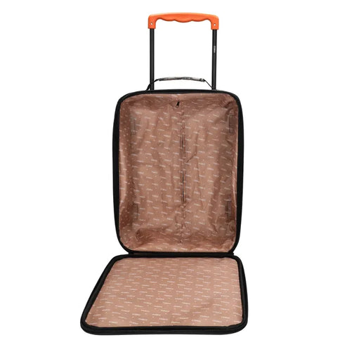 Zebra Avonturier Kinder Koffer Dino Green