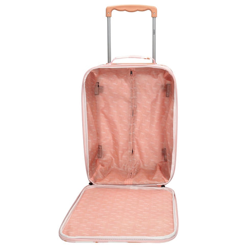 Zebra Avonturier Kinder Koffer Flower Old Pink