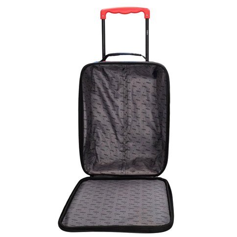 Zebra Avonturier Kinder Koffer Racecar Black