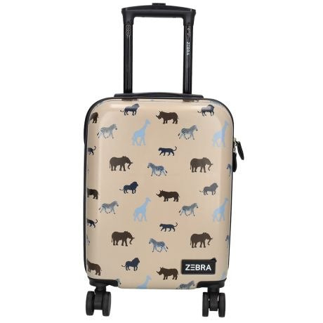 Zebra Avonturier Kinder Koffer Safari Camel