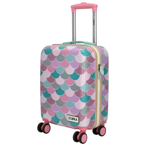 Zebra Avonturier Kinder Koffer Zeemeermin Mint