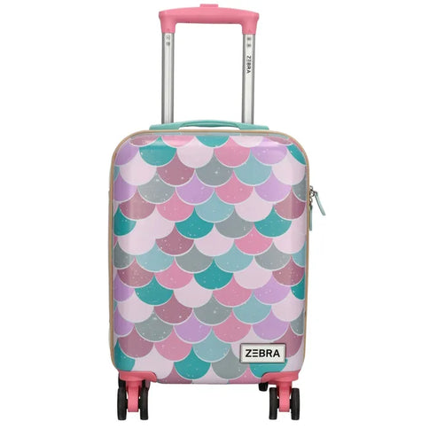 Zebra Avonturier Kinder Koffer Zeemeermin Mint