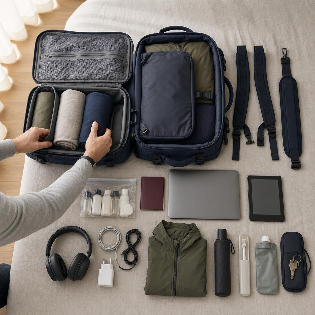 Inpaklijst alleen handbagage: slim pakken zonder iets te missen