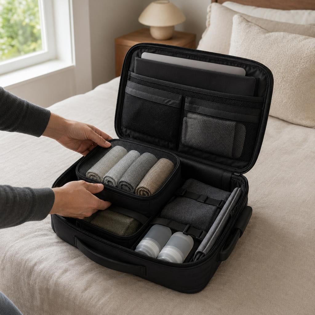 Ruimte besparen in handbagage - praktische tips voor slimmer inpakken