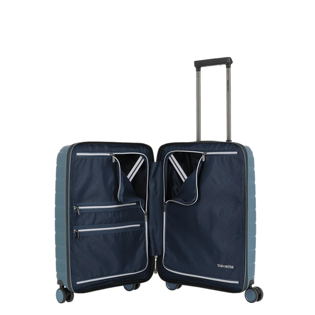 Travelite Air Base 4 Wiel Trolley 55 Front-Pocket Superlight