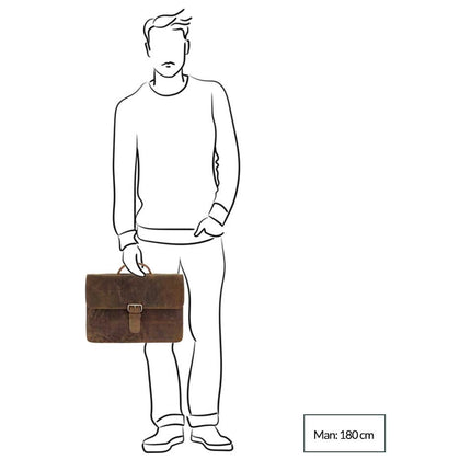 Plevier Zeppelin Old school Bag 17.3 Inch