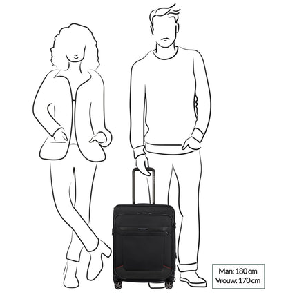 Samsonite Handbagage Pro-DLX 6 Spinner 55x40x23/28 cm EXP