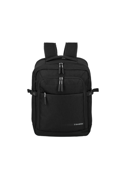 Travelite Kick Off Cabin batoh 40 cm rozšiřitelný Černá