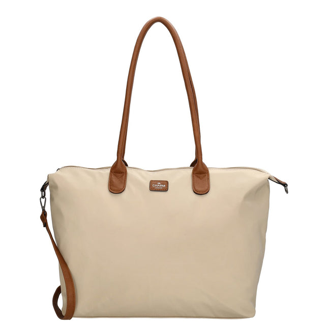 Charm London Buckingham Mala para portátil 15,6 polegadas (34,5x19,4 cm) Areia 031
