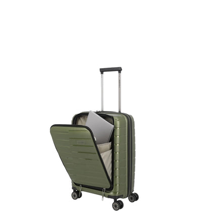 Travelite Air Base 4 Wiel Trolley 55 Front-Pocket Superlight