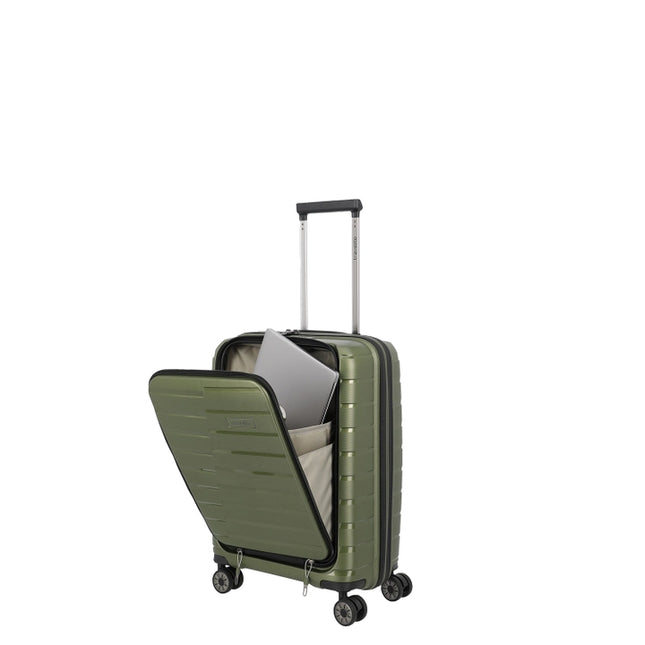 Travelite Air Base 4 Wiel Trolley 55 Front-Pocket Superlight
