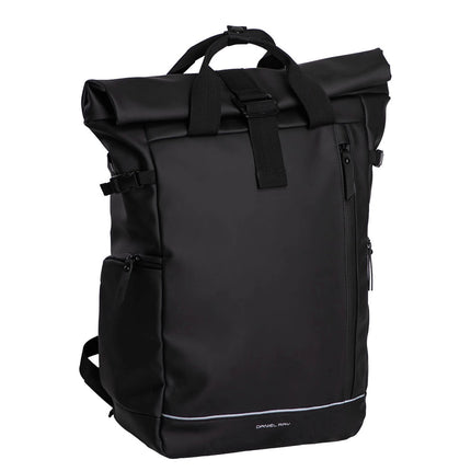Daniel Ray Central Rolltop Laptoprugtas XL 15.6 Inch Waterproof Black