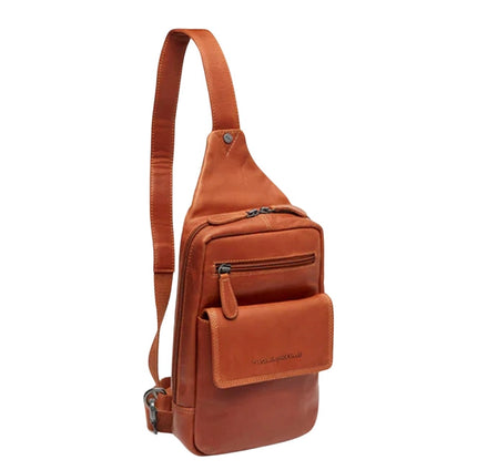 The Chesterfield Brand Leren Crossbody Tas Turella Cognac