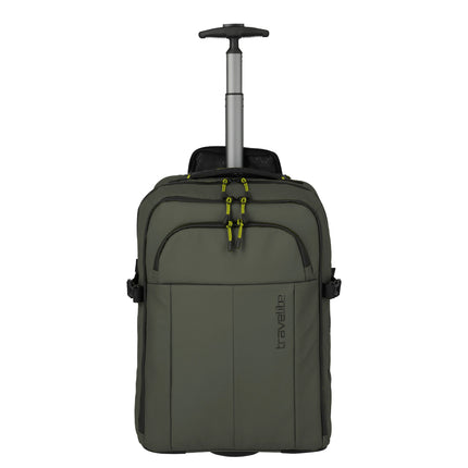 Travelite Briize Trolley Backpack 2 Wheels Khaki