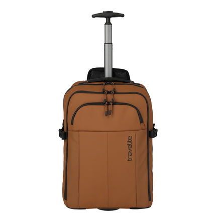 Travelite Briize Trolley Backpack 2 Wheels Curry