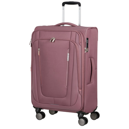 American Tourister Wanderlite Spinner M 73/81 liter TSA Expandable 68x43x29/32 cm Gala Mauve