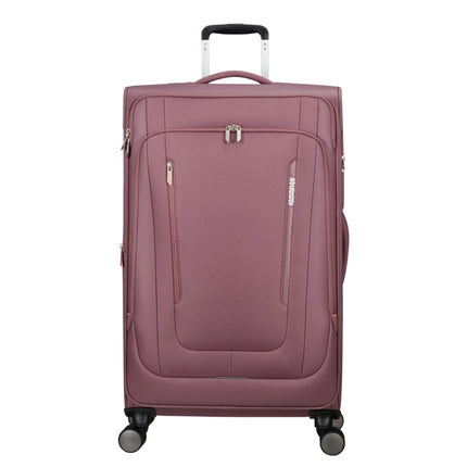American Tourister Wanderlite Spinner L Expansível 108/ 123 litros-79x48x31/34 cm Galactic Mauve