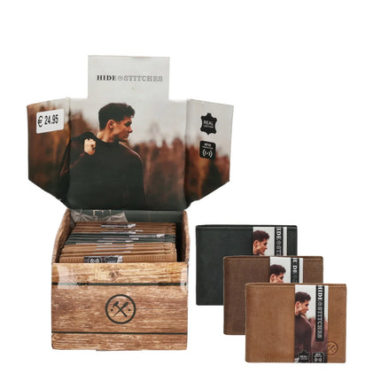 Hide & Stitches Johan van Amstel Billfold Portemonnee