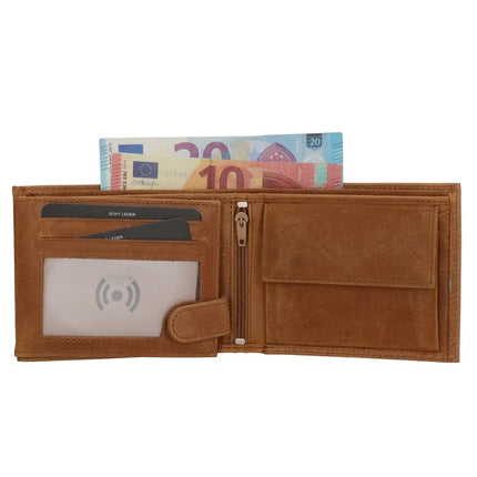 Double-D Da Vinci Heren Portemonnee Bruin