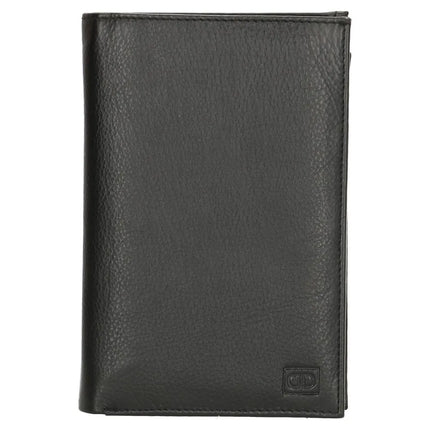 Double_D Dali Leren Etui voor Paspoort Autopapieren en Pasjes RFID Black