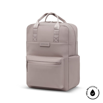 Kapten & Son Rugzak Bergen Pro Sleek Full PU 15 Inch Muted Rose