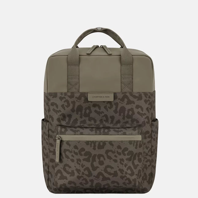 Kapten & Son Rugzak Bergen Pro Leo Dark Brown 15 Inch