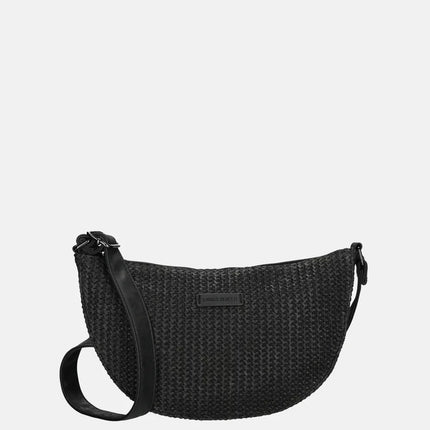 Enrico Benetti Raffia Banana Crossbody Tas