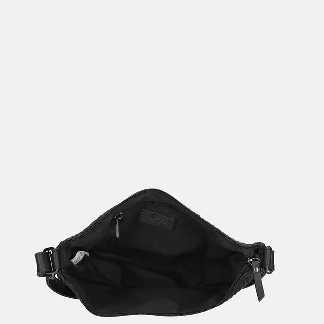 Enrico Benetti Raffia Banana Crossbody Tas