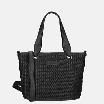 Enrico Benetti Raffia handtas S zwart