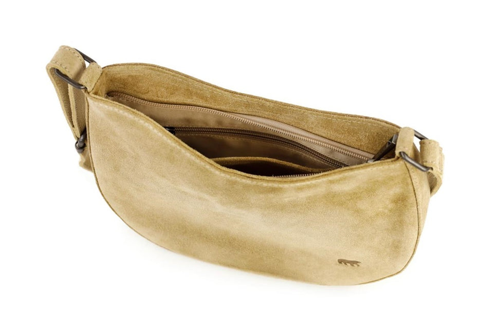 Bear Design Suéde Leren Hobo Schoudertas Tamara  SU3576