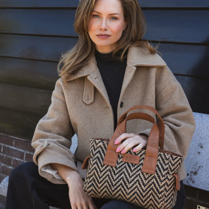 Chabo Bags Romio Jacquard Handbag