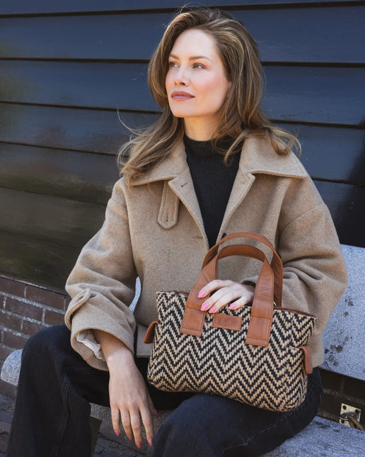 Chabo Bags Romio Jacquard Handbag