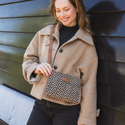 Chabo Bags Romio Jaquard Clutch-Crossbody Tas